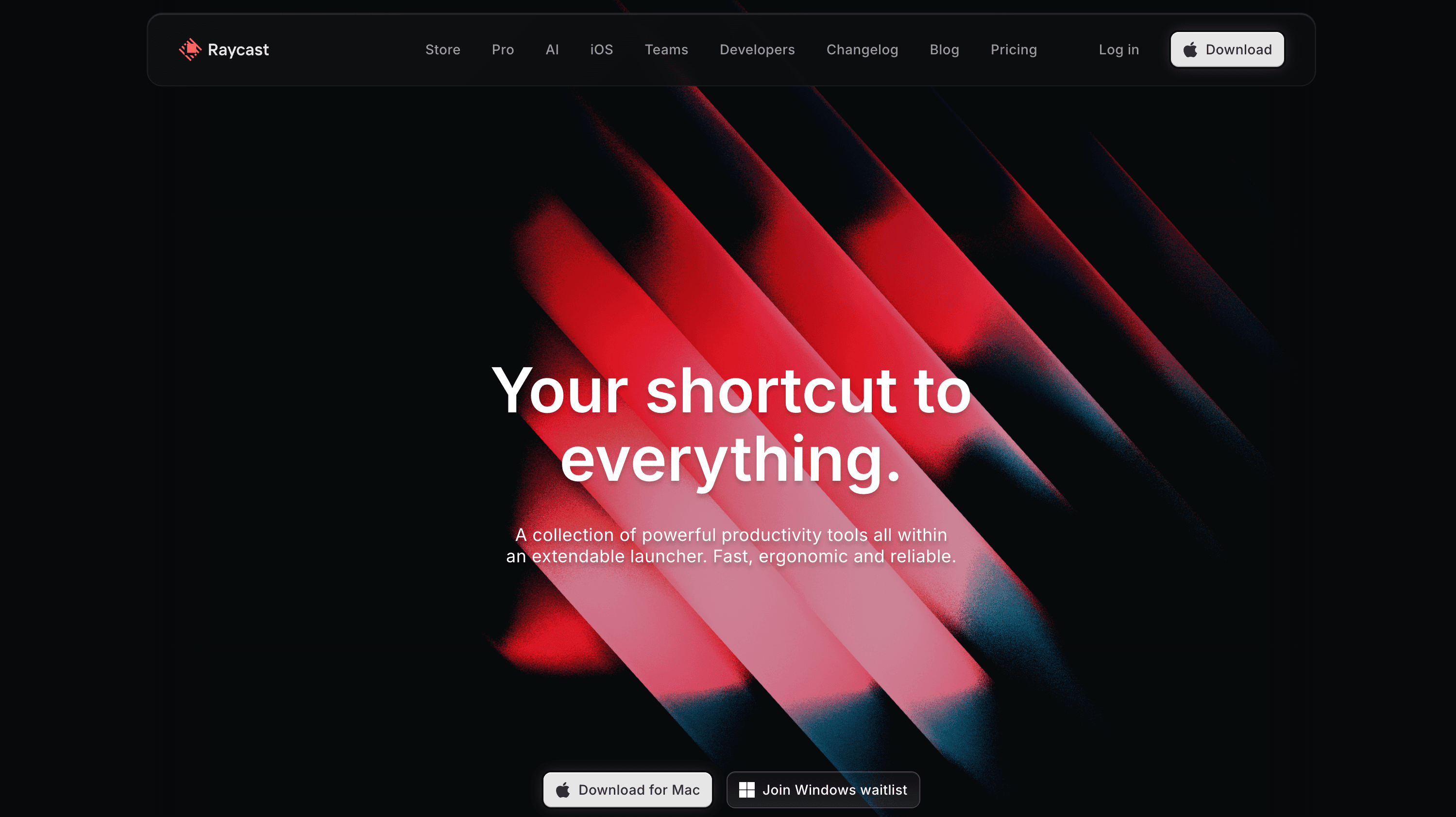 Your shortcut to everything.